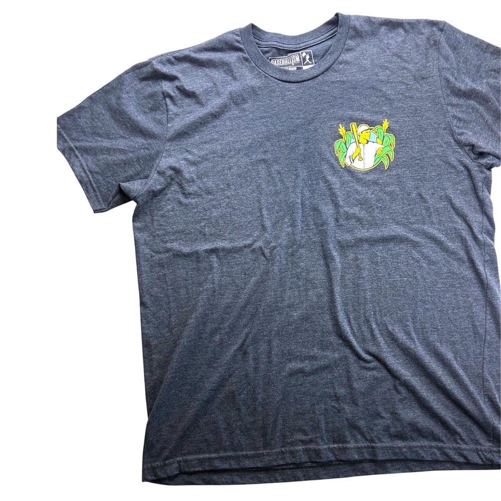 Baseballism Field of Dreams T-Shirt Mens XL Grey People Will Come Quote Graphic